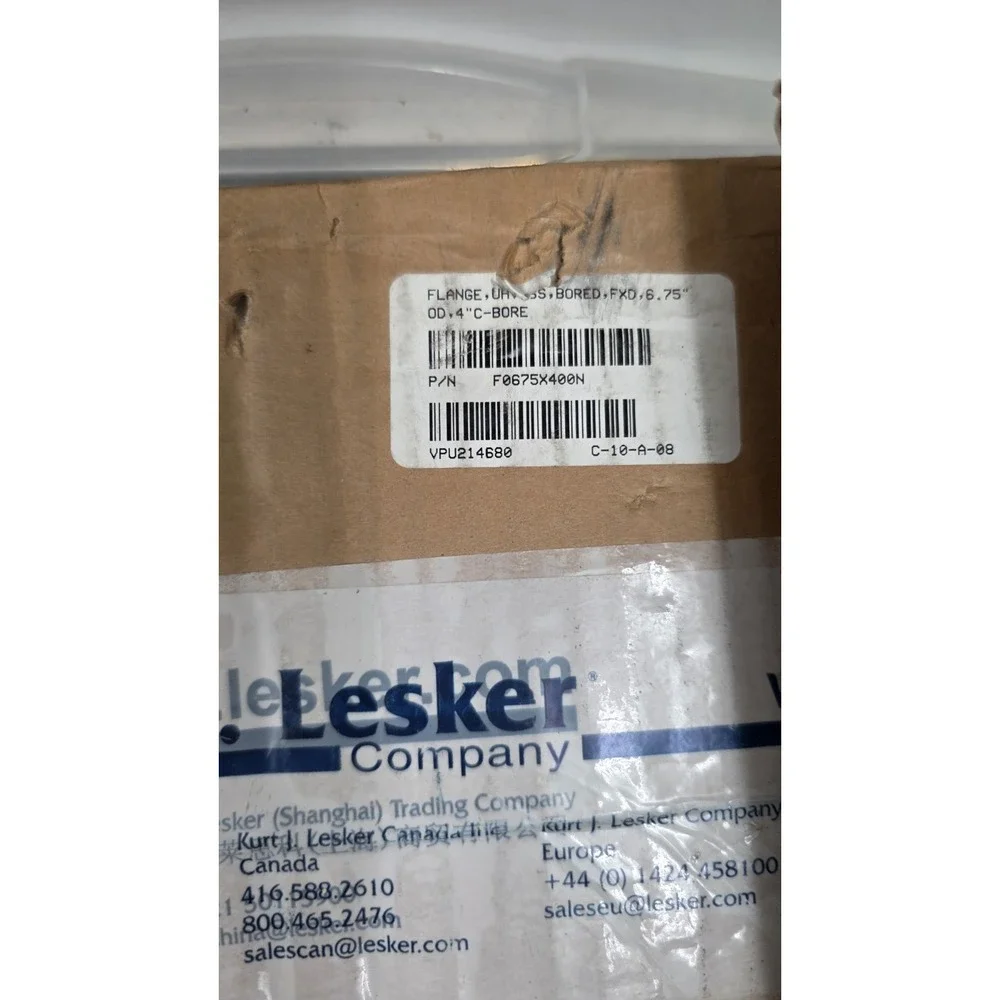 F0675X400NFLANGE,UHV,SS,BORED,FXD,6.75
